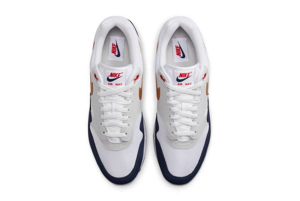 Nike Air Max 1 "Olympic/Light SmokeGrey/Metallic"