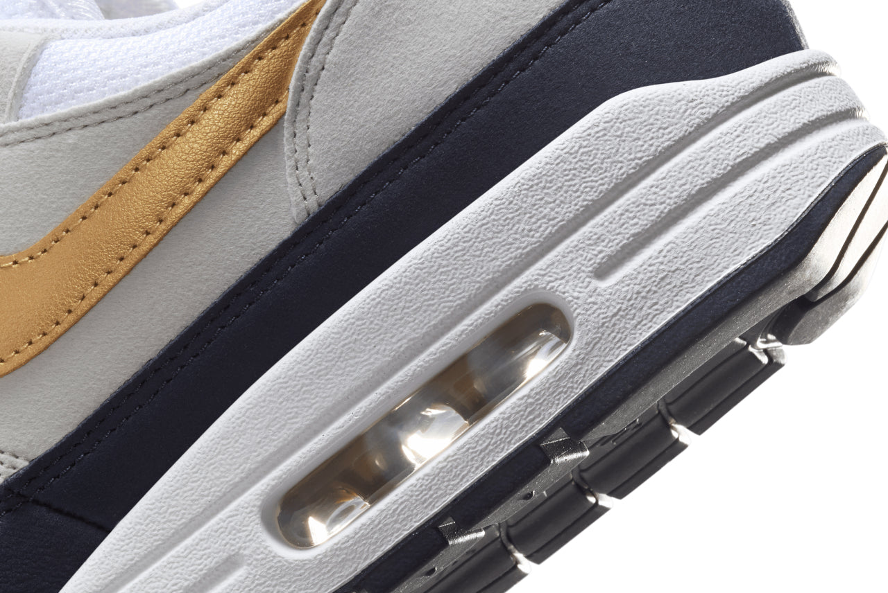 Nike Air Max 1 "Olympic/Light SmokeGrey/Metallic"