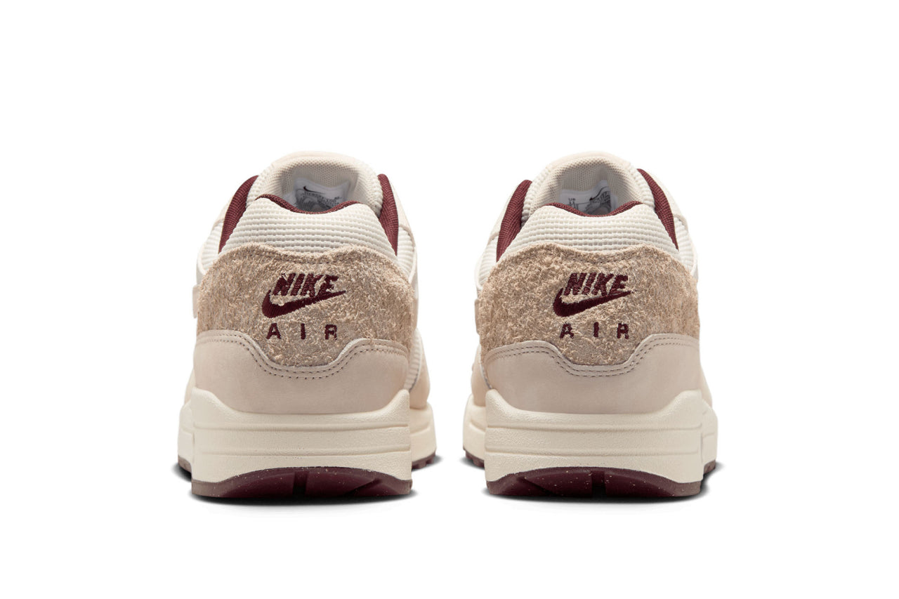 Nike Air Max 1 "Sail and Burgundy Crush"