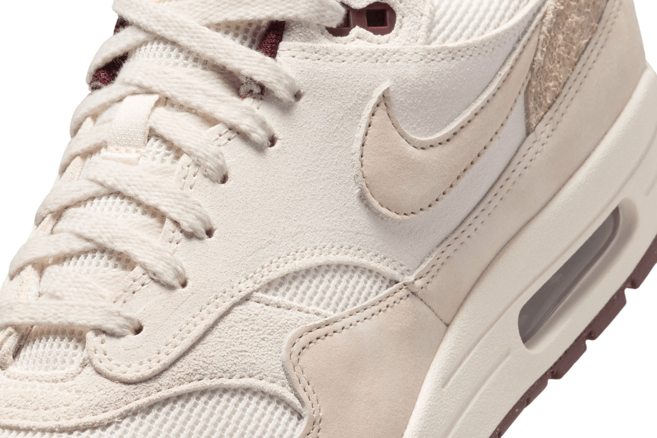 Nike Air Max 1 "Sail and Burgundy Crush"