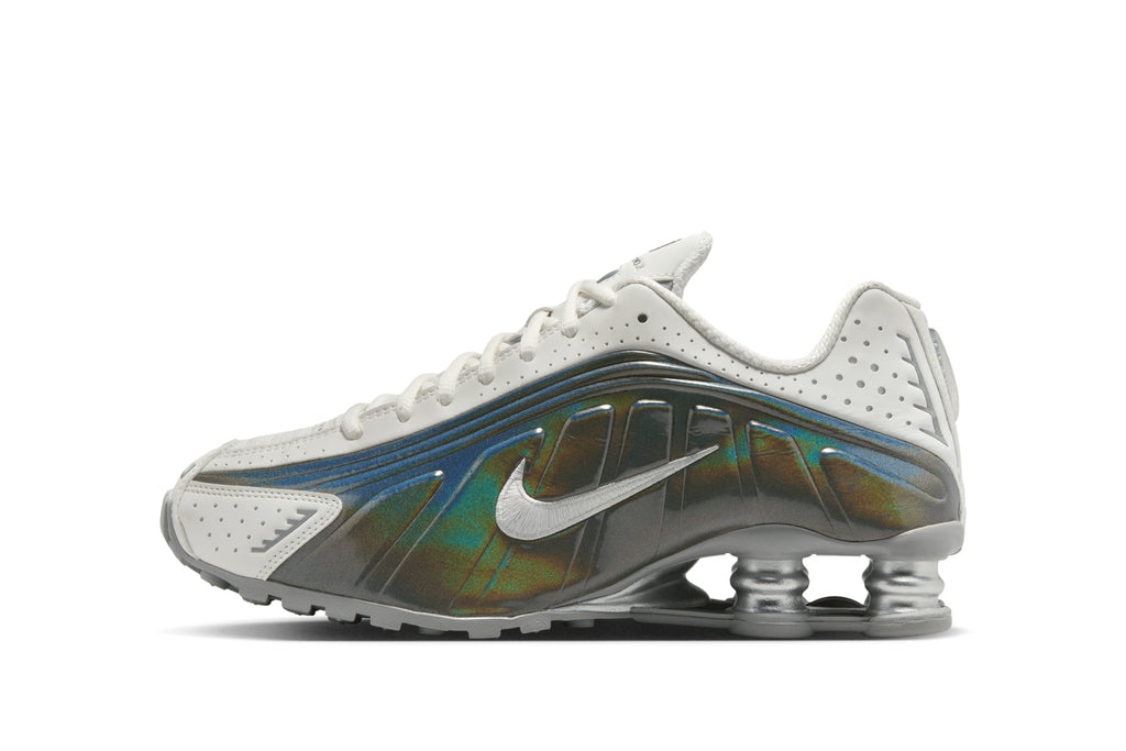 Nike Women Shox R4 "Hydrangeas" Metallic Silver