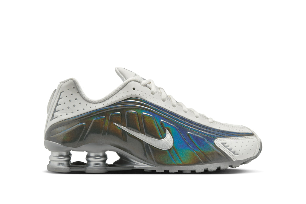 Nike Women Shox R4 "Hydrangeas" Metallic Silver