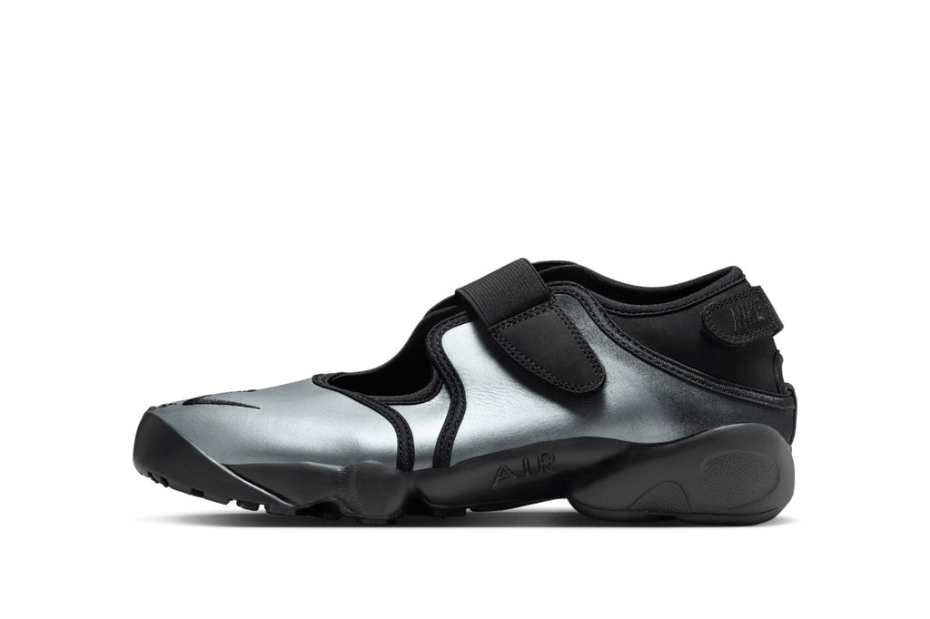 Nike Women Air Rift Leather "Metallic Silver/Black"
