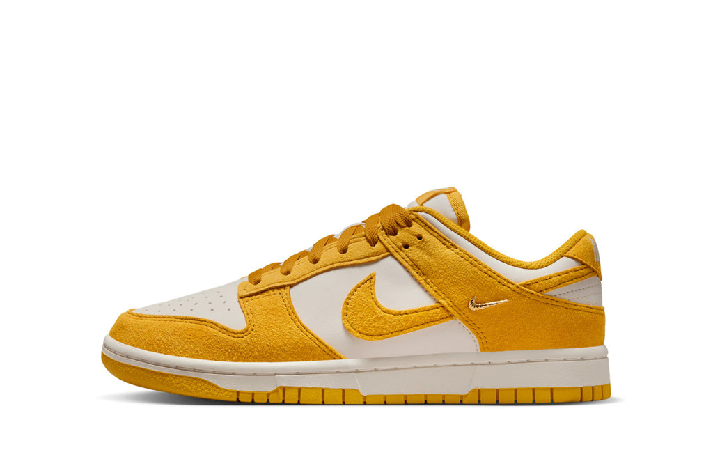 Nike Women Dunk Low "Gold Mini Swoosh"