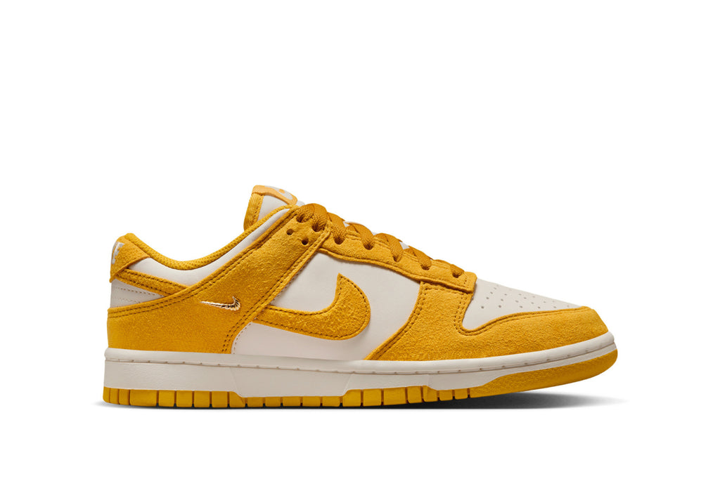 Nike Women Dunk Low "Gold Mini Swoosh"