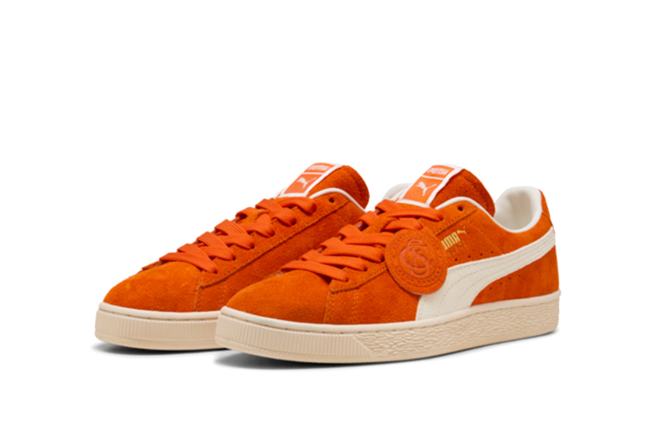 Charles F. Stead x PUMA Suede "Orange Glo/PUMA White"