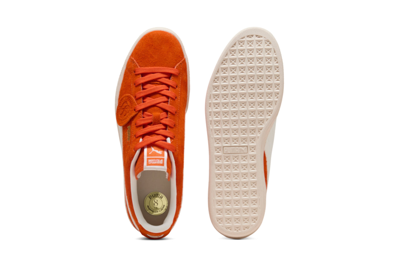 Charles F. Stead x PUMA Suede "Orange Glo/PUMA White"