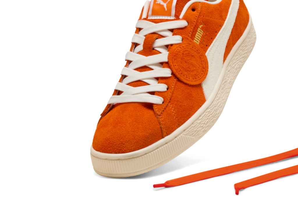 Charles F. Stead x PUMA Suede "Orange Glo/PUMA White"
